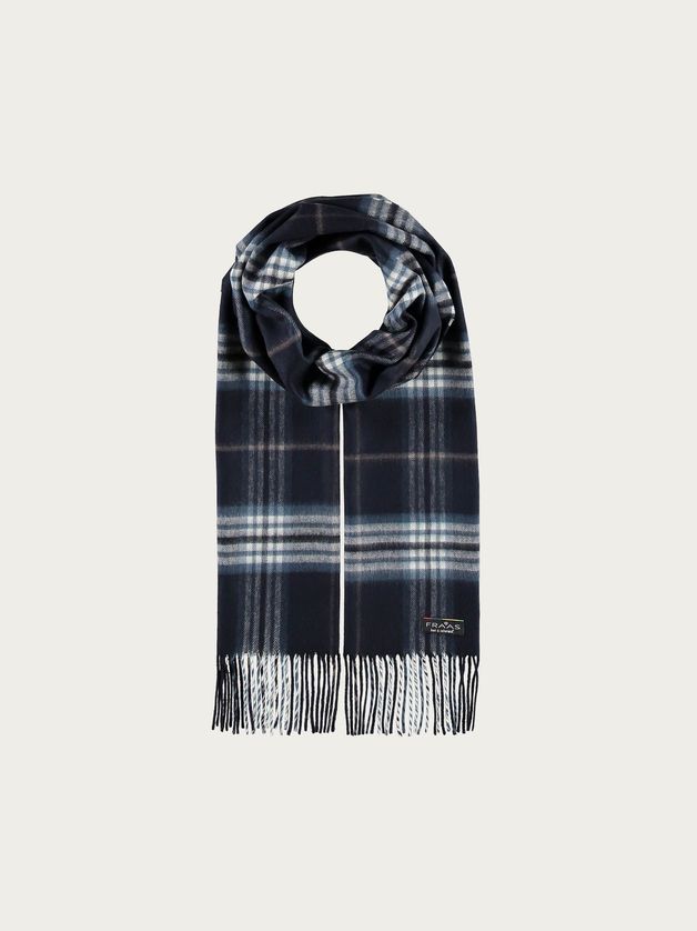 FRAAS 627217 Men’s Cashmink Lightweight Plaid Wrap Scarf