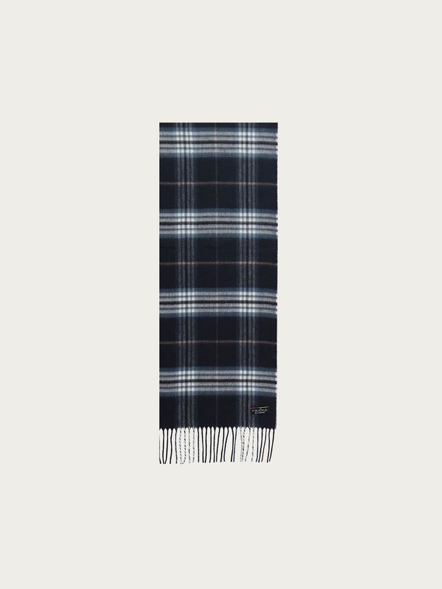 FRAAS 627217 Men’s Cashmink Lightweight Plaid Wrap Scarf