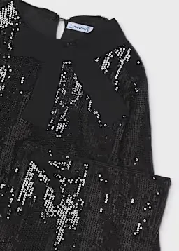 Mayoral 4528 Girl's Long Sleeve Sequin Sweater & Pant Set
