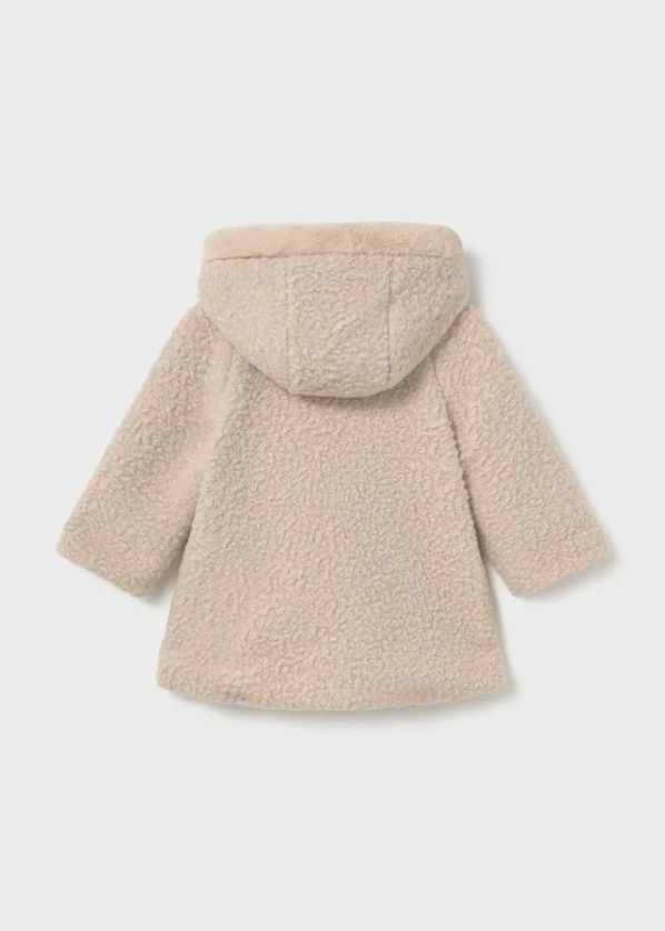 Mayoral 2436 Baby Girls Button Up Fleece Jacket