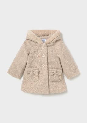 Mayoral 2436 Baby Girls Button Up Fleece Jacket/