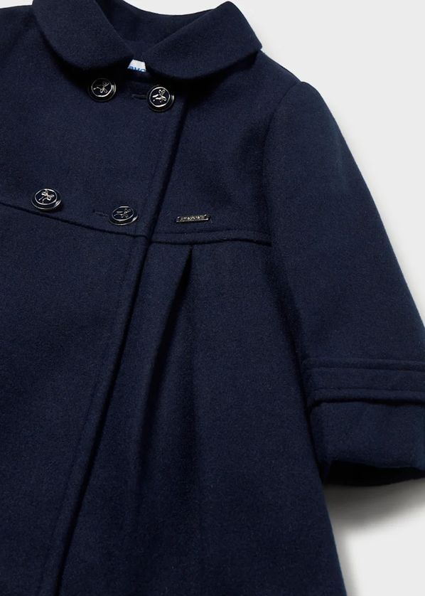 Mayoral 2415 Girls Button Up Wool Jacket/