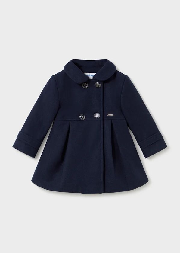 Mayoral 2415 Girls Button Up Wool Jacket/