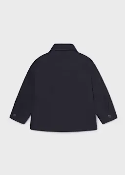 Mayoral 4467 Boys Button-Zip Up Wool Jacket
