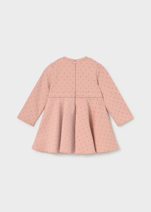 Mayoral 2947 Baby Girl's Long Sleeve Polka Dot Dress