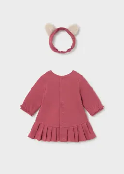 Mayoral 2814 Baby Girl's Long Sleeve Dress & Headband Set
