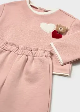 Mayoral 2558 Girl's Long Sleeve Sweater & Jogger Set 2PC