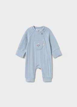 Mayoral 2762 Baby Boy’s LS Balloon Onesie /
