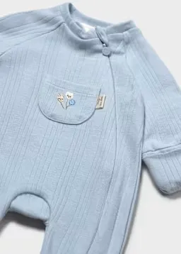 Mayoral 2762 Baby Boy’s Long Sleeve Balloon Onesie