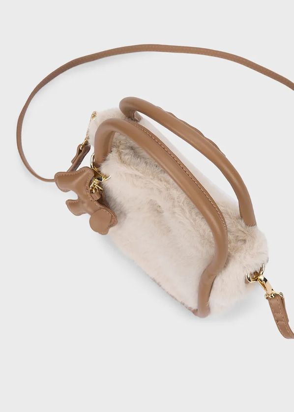 Mayoral 10320 Girl's OS Faux Fur Bag w/ Charms