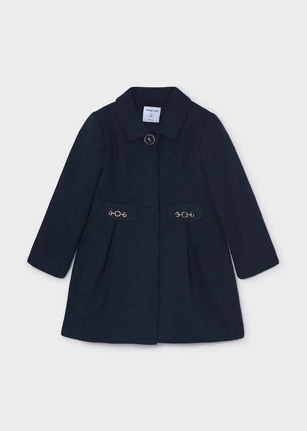 Mayoral 4413 Girls Button Up Wool Jacket/