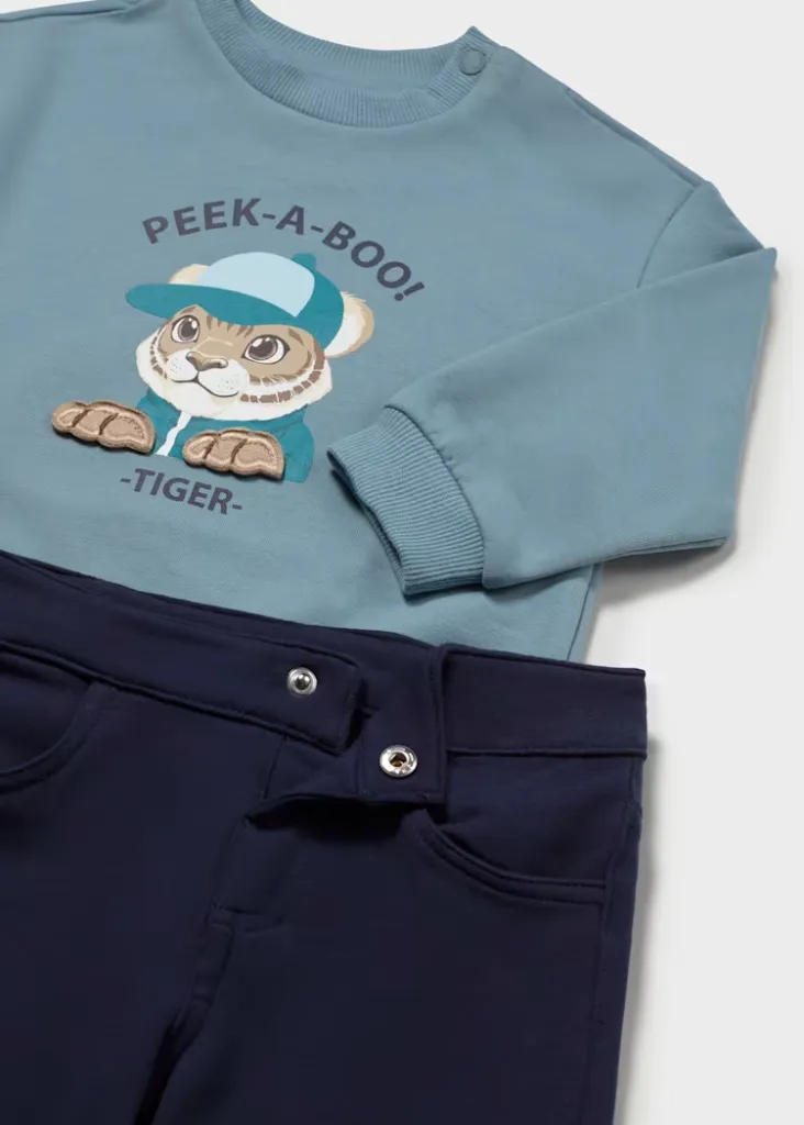 Mayoral 2551 Baby Boy's Sweater & Jogger 2PC Set