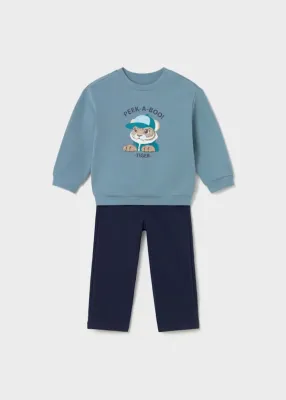 Mayoral 2551 Baby Boy's Sweater & Jogger 2PC Set