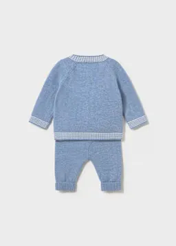 Mayoral 2523 Baby Boy's Knit Sweater & Footsie Set