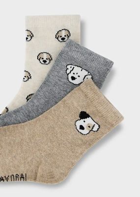 Mayoral 10248 Baby Boy's 3 Pack Socks/