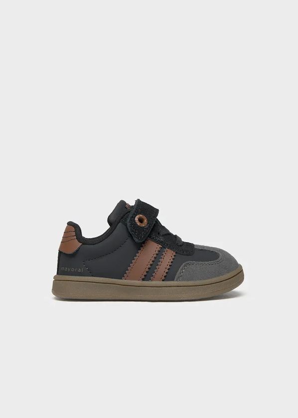 Mayoral 42.718 Boy's Junior Casual Velcro Closure & Leather Sneakers