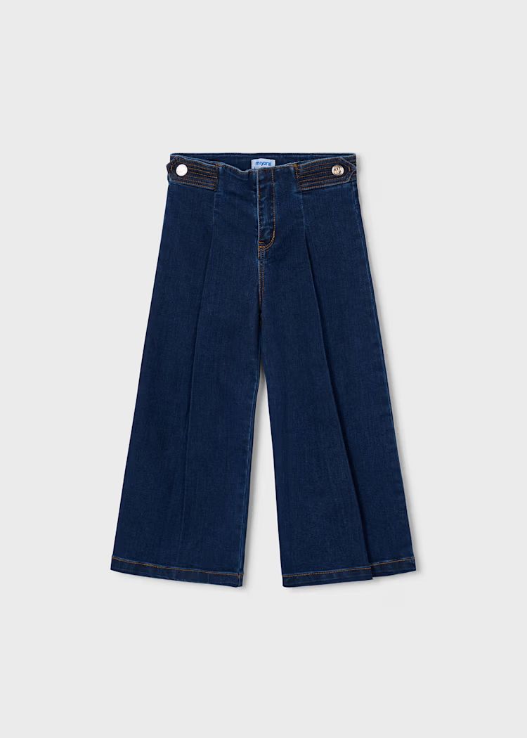 Mayoral 4523 Girl's Youth Wide Leg High Waisted Jeans – Superoscur