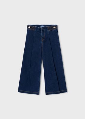 Mayoral 4523 Girl's Youth Wide Leg High Waisted Jeans/SUPEROSCUR