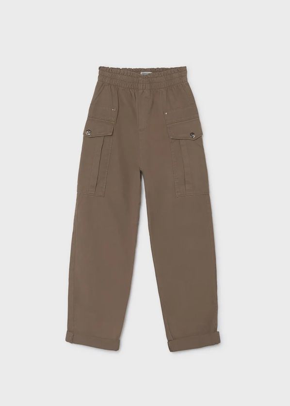 Mayoral 7524 Girl's Wide Leg Cargo Pants