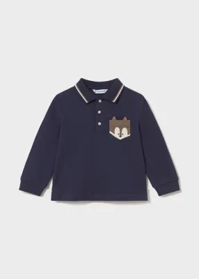 Mayoral 2105/2546 Baby Boy's Long Sleeve Polo & Corduroy Pants Set 2PC