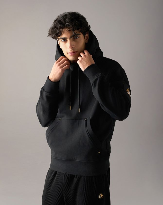 Moose Knuckles M35MS674G Men's Gold Series Hartsfield Hoodie