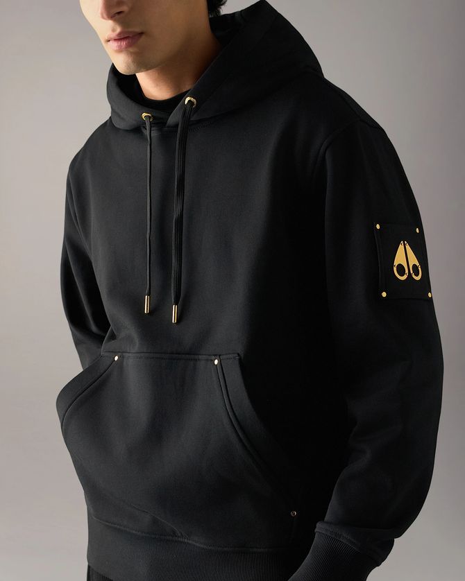 Moose Knuckles M35MS674G Men's Gold Series Hartsfield Hoodie