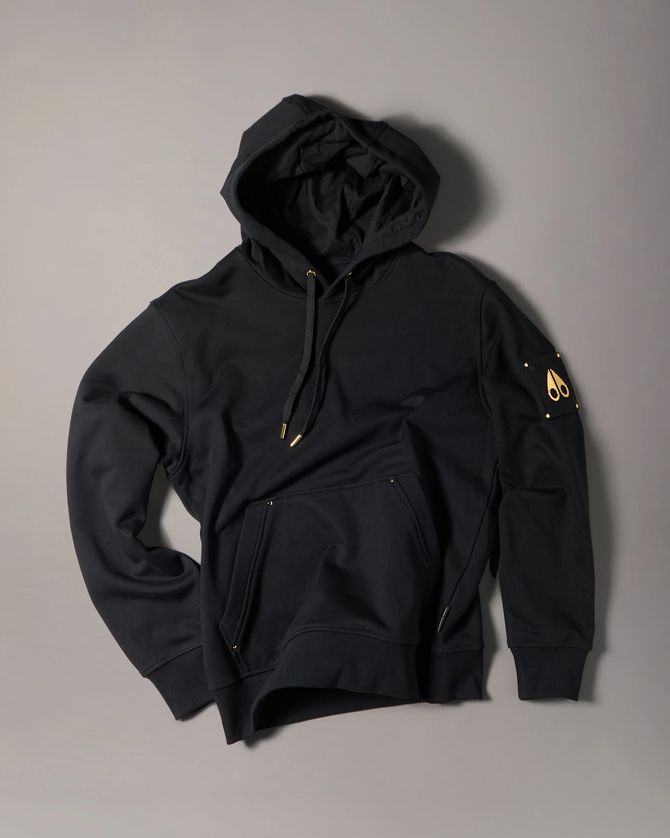 Moose Knuckles M35MS674G Men's Gold Series Hartsfield Hoodie