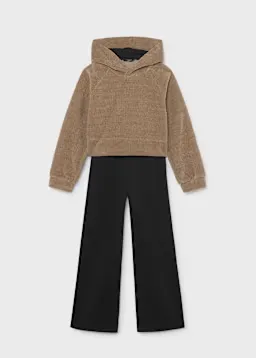 Mayoral 7859 Girl's Youth Hooded Sweater & Jogger Set 2PC