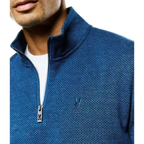 Psycho Bunny MT0500245 MARC Textured 1/4 Zip