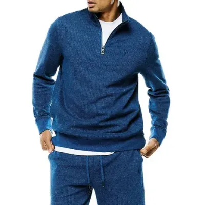 Psycho Bunny MT0500245 MARC Textured 1/4 Zip/