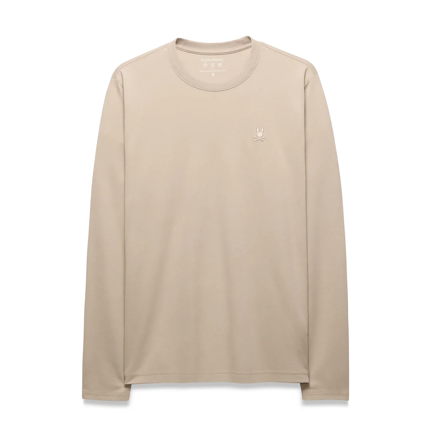 Psycho Bunny MT0200358 BRYCE Men’s Long Sleeve Performance Bunny Tee