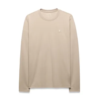 Psycho Bunny MT0200358 BRYCE Men’s LS Performance Bunny Tee/
