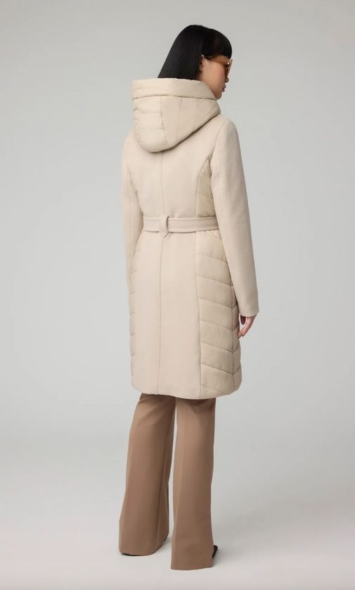 Soia & Kyo ADELINE Women's Mixed Media Winter Coat