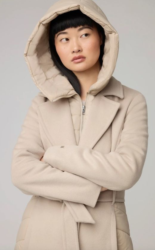 Soia & Kyo ADELINE Women's Mixed Media Winter Coat