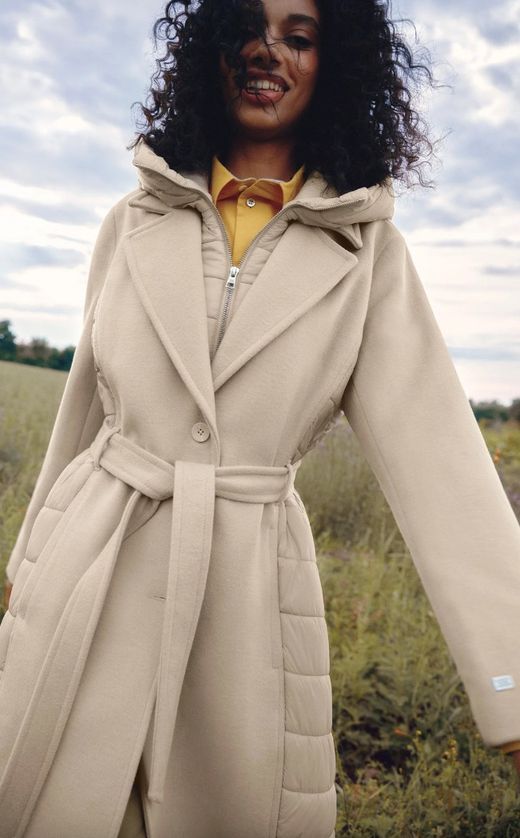 Soia & Kyo ADELINE Women's Mixed Media Winter Coat
