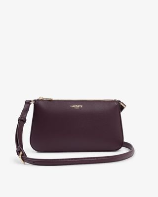 Lacoste NF5226PH Women's Leather Small Champs-Élysées Crossover Bag/