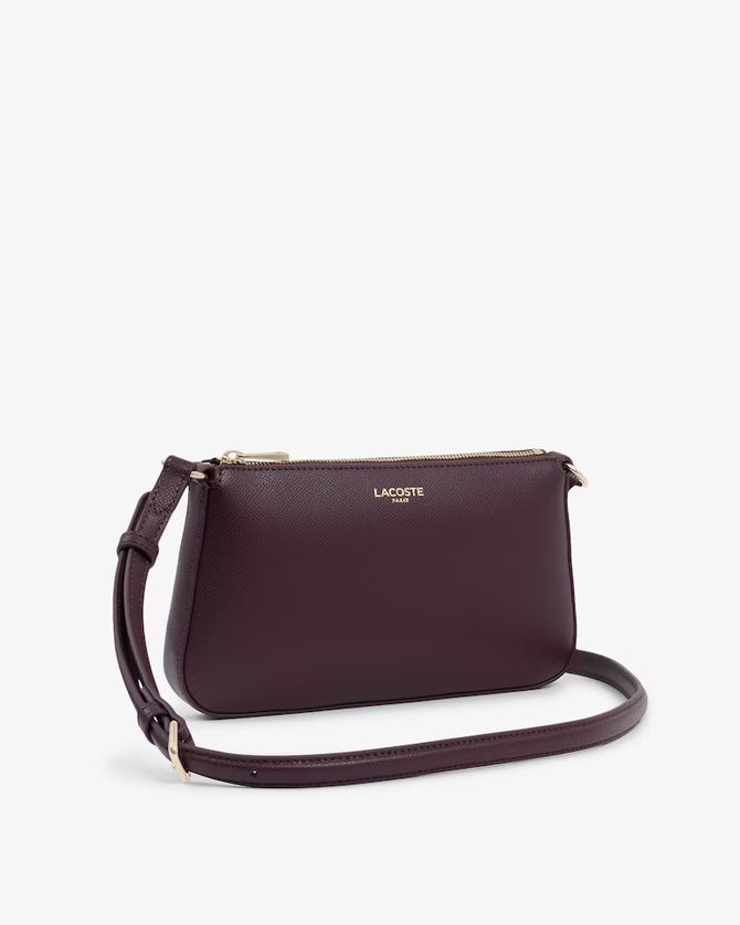 Lacoste NF5226PH Women's Leather Small Champs-Élysées Crossover Bag