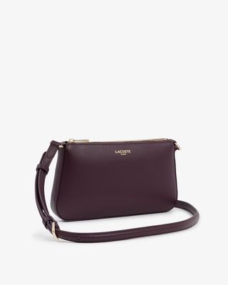 Lacoste NF5226PH Women's Leather Small Champs-Élysées Crossover Bag/