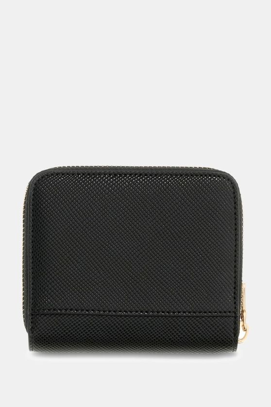 Guess ZG222716 Women's Eco DANIELLE SLG Small Zip Around Wallet – Black