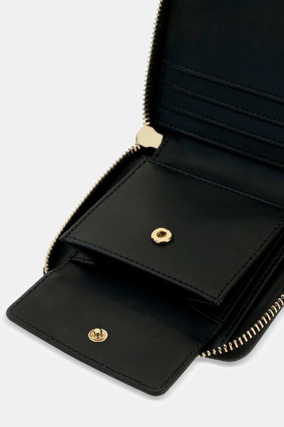 Guess ZG222716 Women's Eco DANIELLE SLG Small Zip Around Wallet – Black