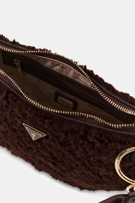 Guess WG225318- Women's KATIE Convertible Fur Shoulder Bag