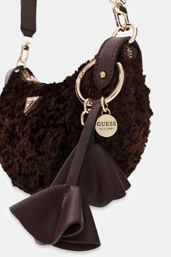 Guess WG225318- Women's KATIE Convertible Fur Shoulder Bag
