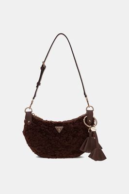  Guess WG225318- Women's KATIE Convertible Fur Shoulder Bag/