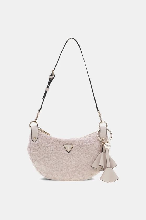 Guess WG225318- Women's KATIE Convertible Fur Shoulder Bag