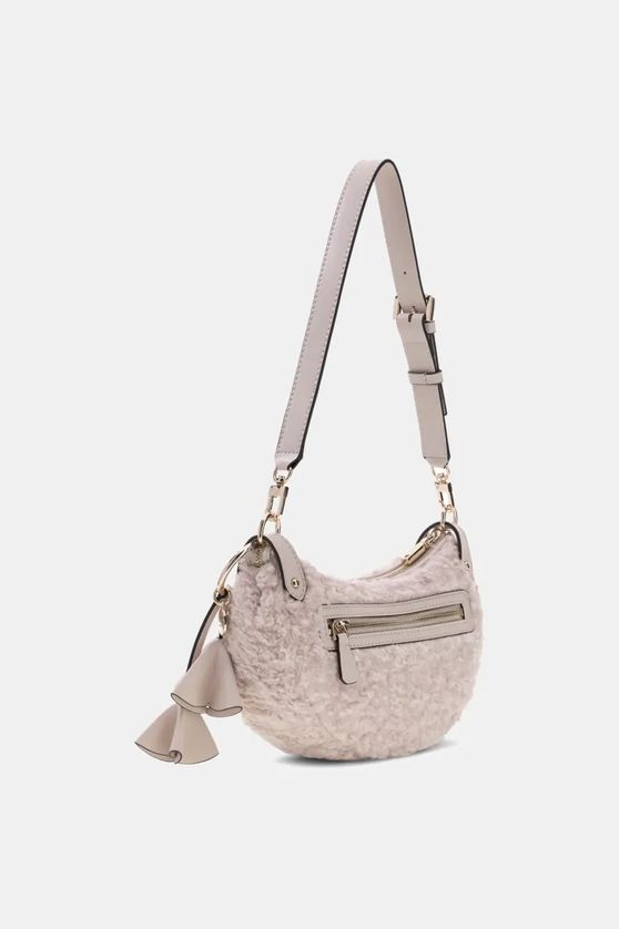 Guess WG225318- Women's KATIE Convertible Fur Shoulder Bag