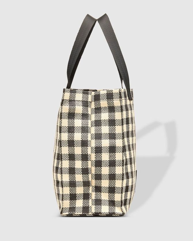 Louenhide 5034 Women's Baby Simpson Checkered Tote Bag