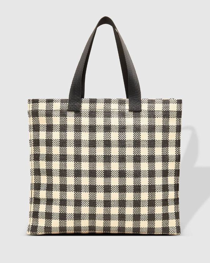 Louenhide 5034 Women's Baby Simpson Checkered Tote Bag