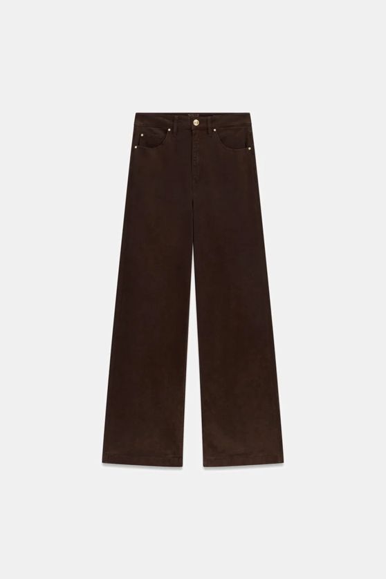 Guess W6BA1CW4354 Women's Bellagio High Rise Wide Leg Jeans