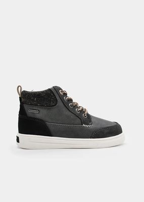 Mayoral 44691 Boy’s Suede Desert Sport Zip Up Ankle Shoes
