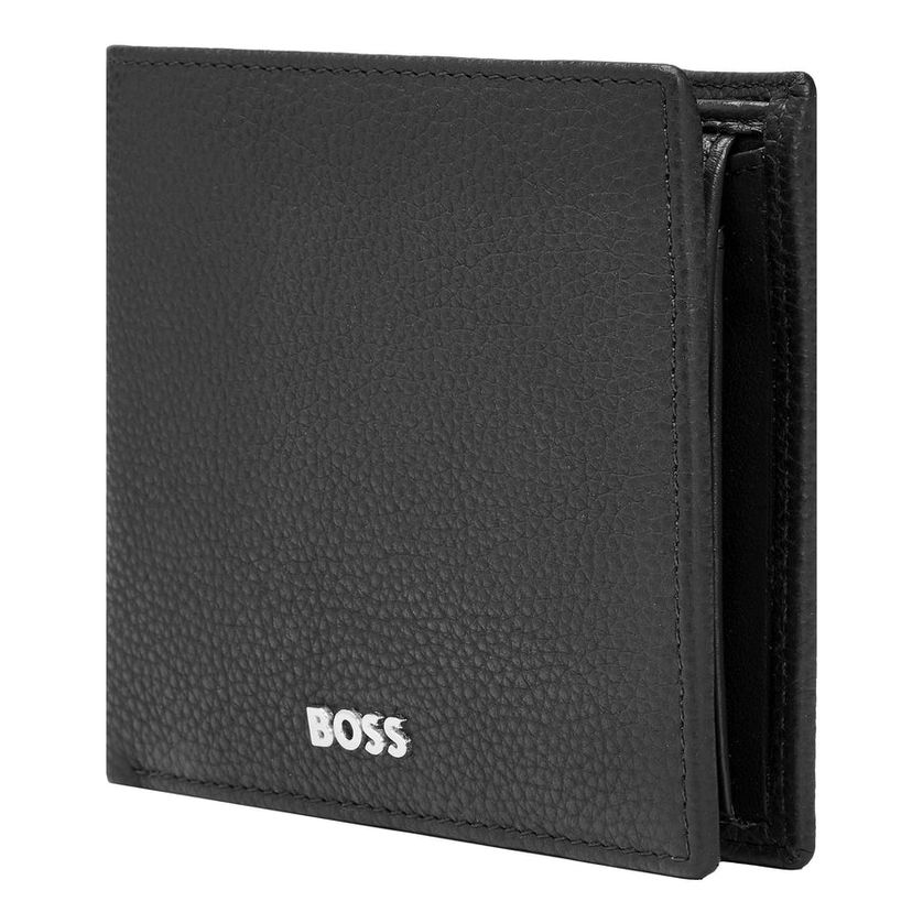 Boss HLM416A Portefeuille pour hommes - Grain classique NOIR